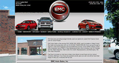 Desktop Screenshot of emcautosales.com